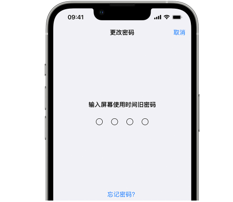 辉南iPhone屏幕维修分享iPhone屏幕使用时间密码忘记了怎么办 