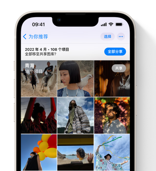 辉南苹果维修网点分享在 iPhone 上使用共享图库 