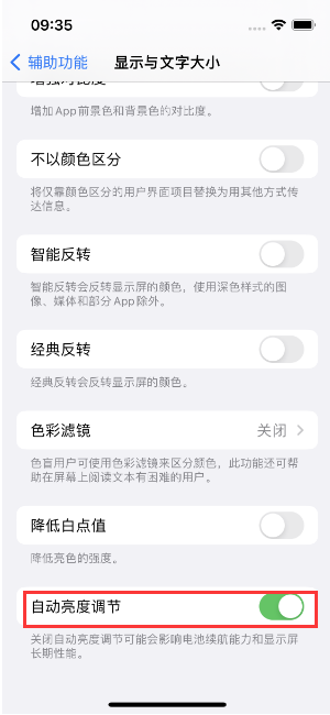 辉南苹果15维修店分享iPhone 15 Pro系列屏幕亮度 