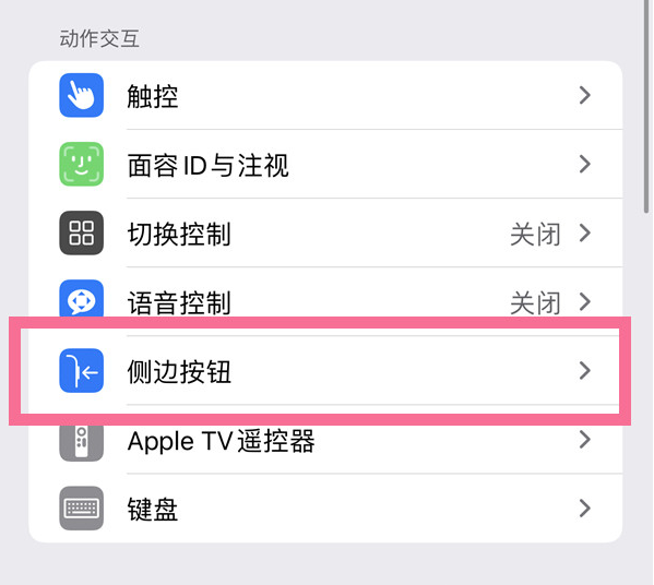 辉南苹果14维修店分享iPhone14 Plus侧键双击下载功能关闭方法 