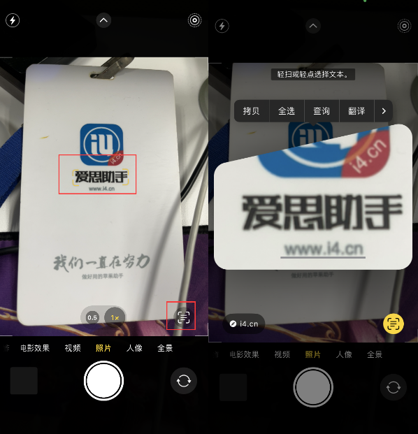 辉南苹果手机维修分享升级iOS 16后如何通过相机翻译文本 