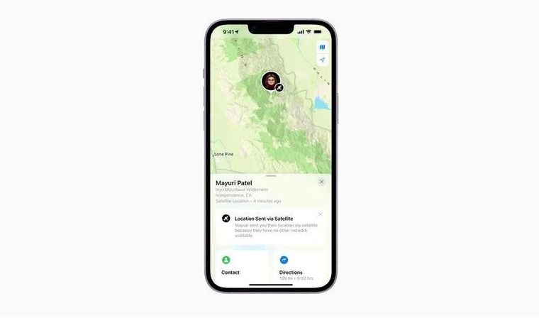 辉南苹果14维修分享iPhone14系列中 FindMy功能通过卫星分享位置方法教程 