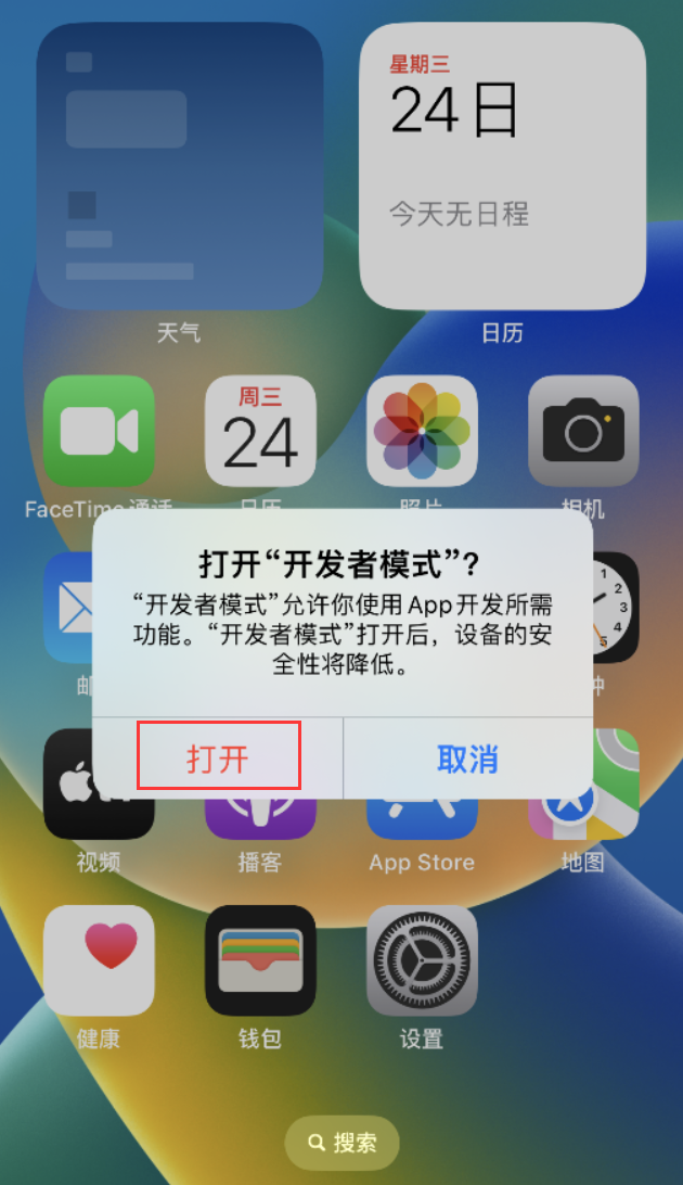 辉南苹果手机维修分享如何打开开发者模式 