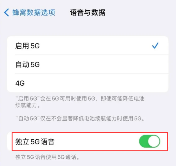 辉南苹果14维修分享iPhone 14 Pro如何开启VoNR 