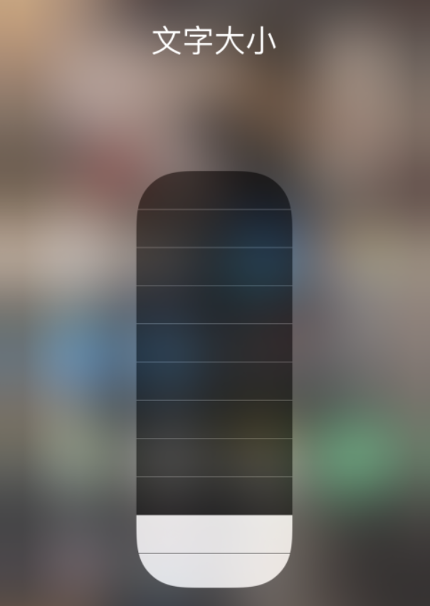辉南苹果手机维修分享小技巧：在 iPhone 控制中心快速调节字体大小 